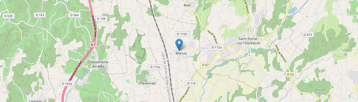 Marsaz - Carte