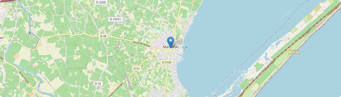 Marseillan - Carte