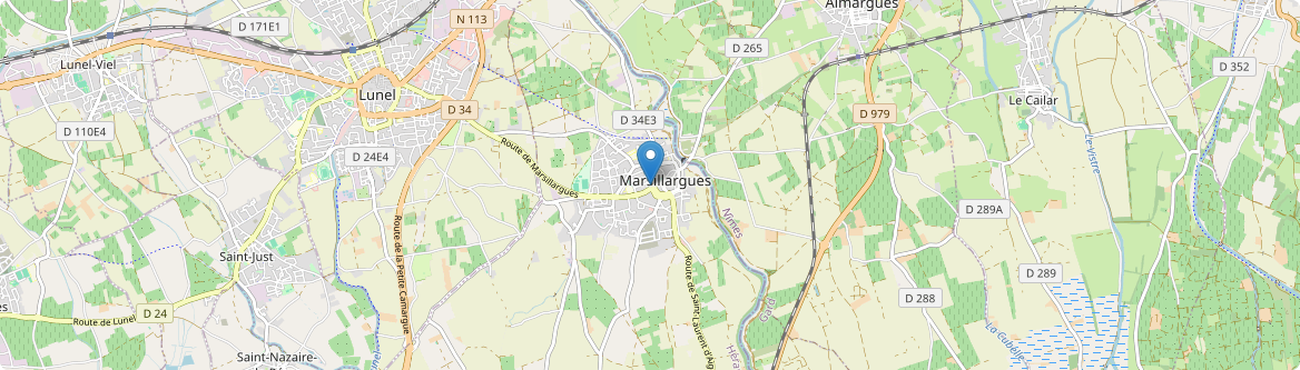 Marsillargues - Carte
