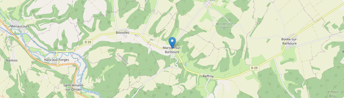 Marson-sur-Barboure - Carte
