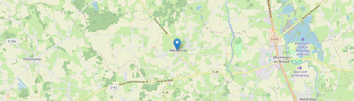 Marsonnas - Carte