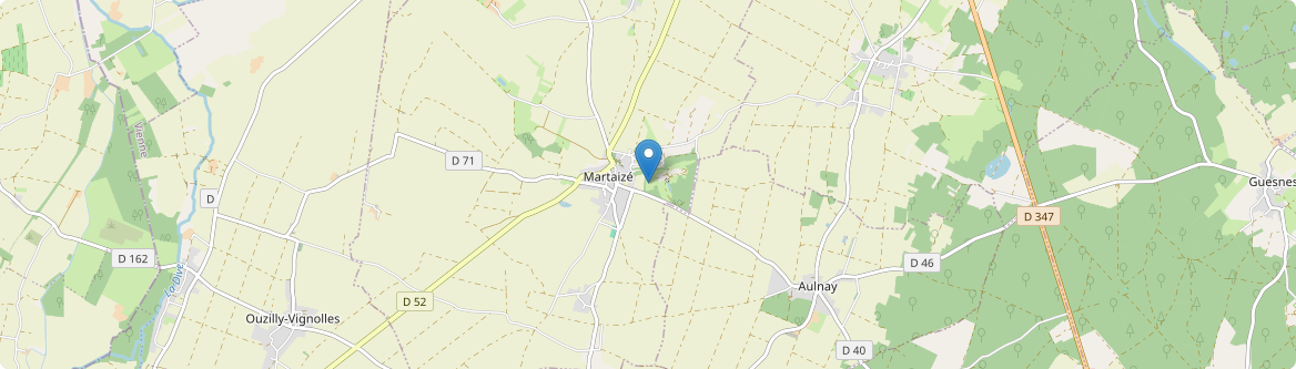 Martaizé - Carte