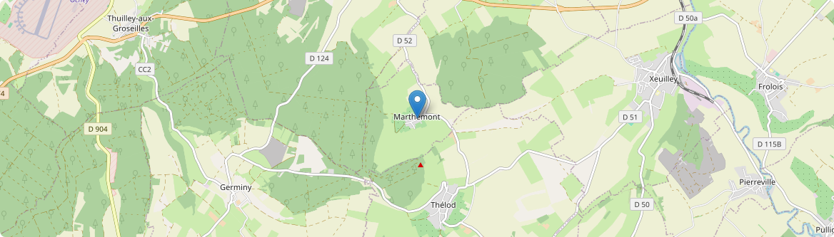 Marthemont - Carte