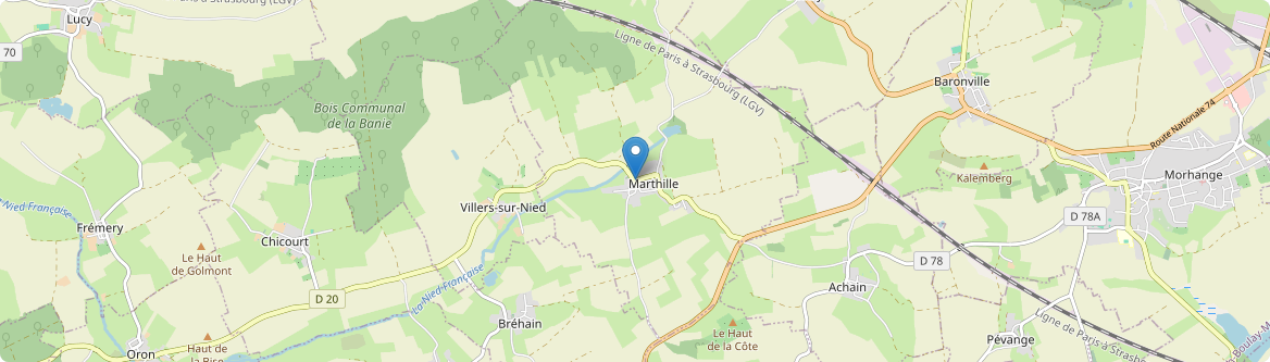 Marthille - Carte
