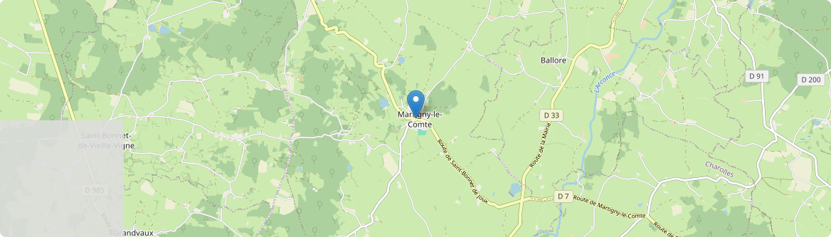 Martigny-le-Comte - Carte