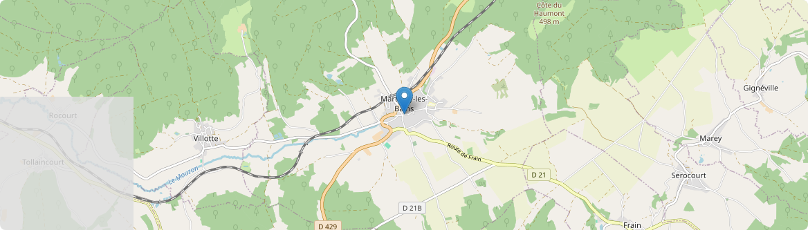 Martigny-les-Bains - Carte