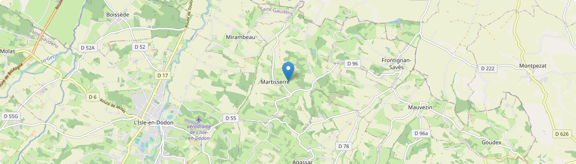 Martisserre - Carte