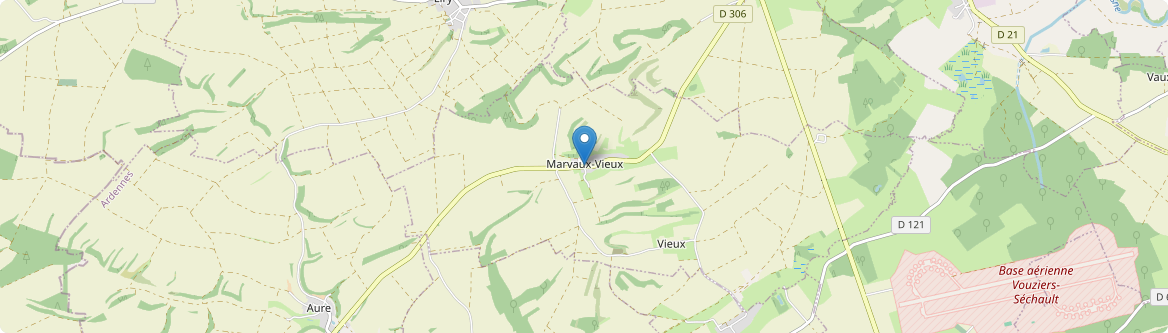 Marvaux-Vieux - Carte