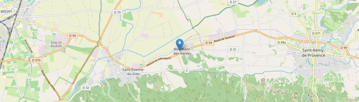 Mas-Blanc-des-Alpilles - Carte