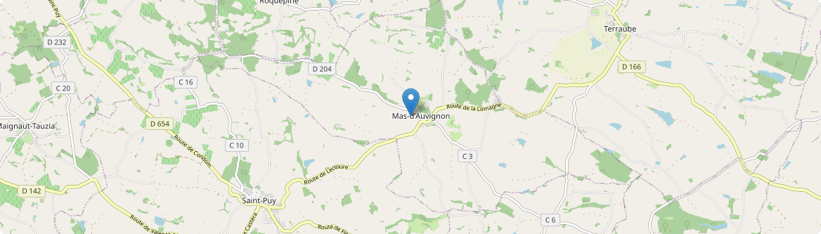 Mas-d'Auvignon - Carte