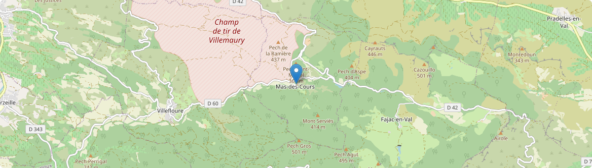 Mas-des-Cours - Carte