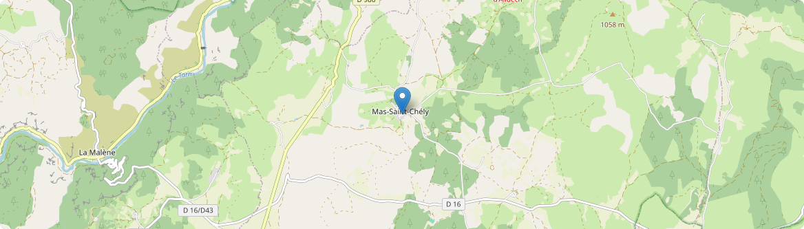 Mas-Saint-Chély - Carte