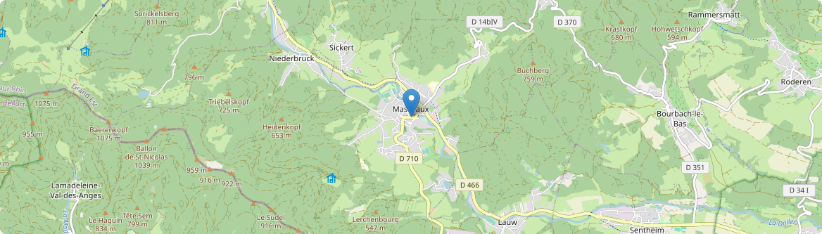 Masevaux-Niederbruck - Carte