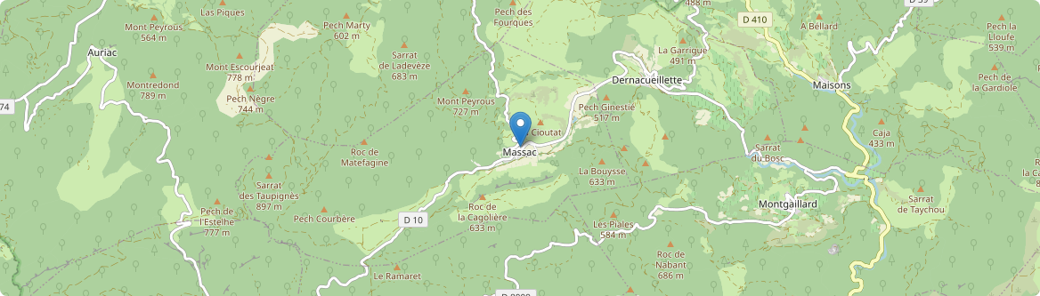 Massac - Carte