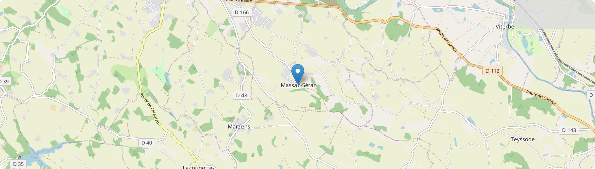 Massac-Séran - Carte