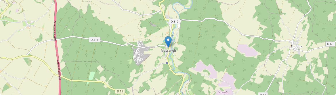 Massangis - Carte