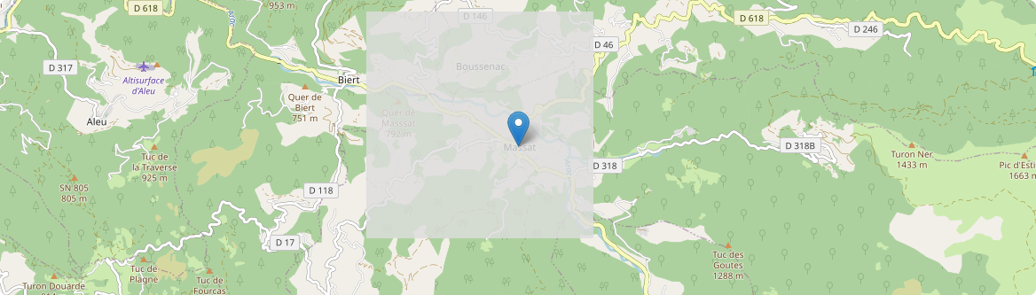 Massat - Carte