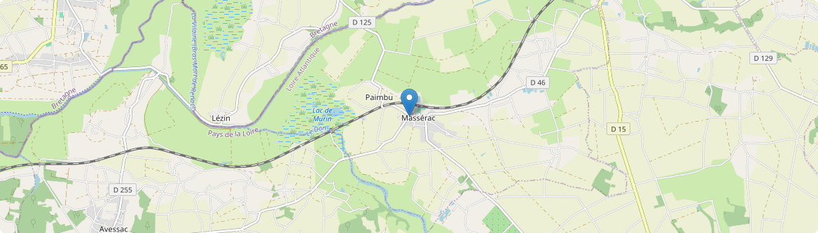 Massérac - Carte