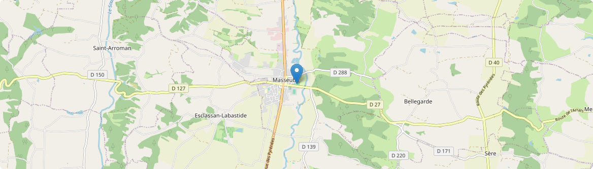 Masseube - Carte