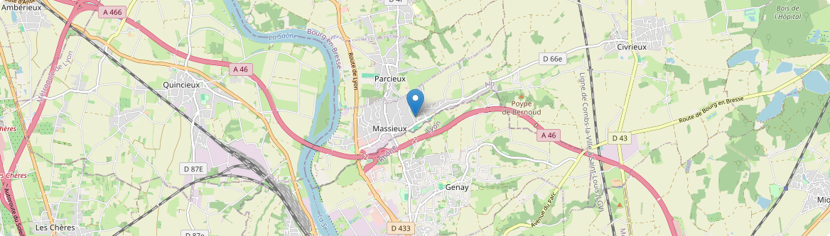 Massieux - Carte