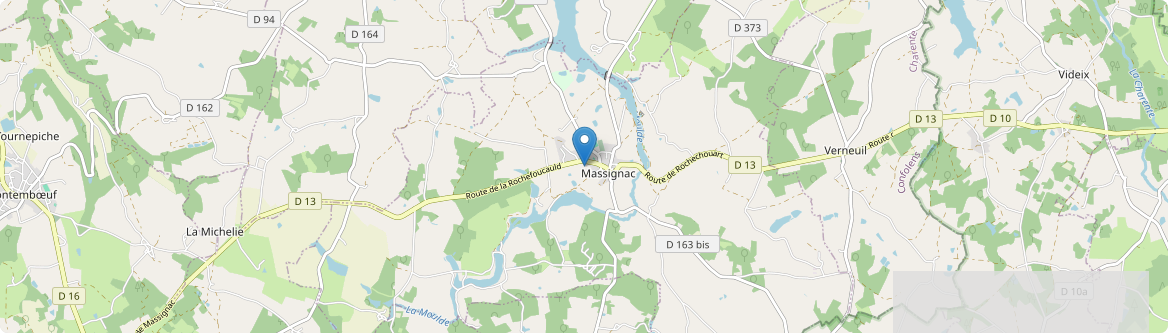 Massignac - Carte