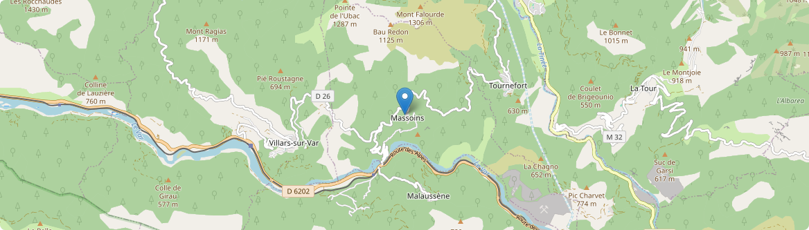 Massoins - Carte