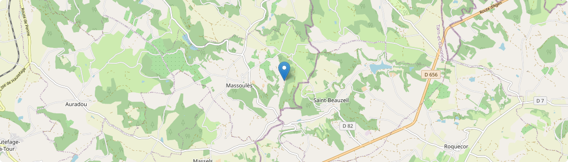 Massoulès - Carte
