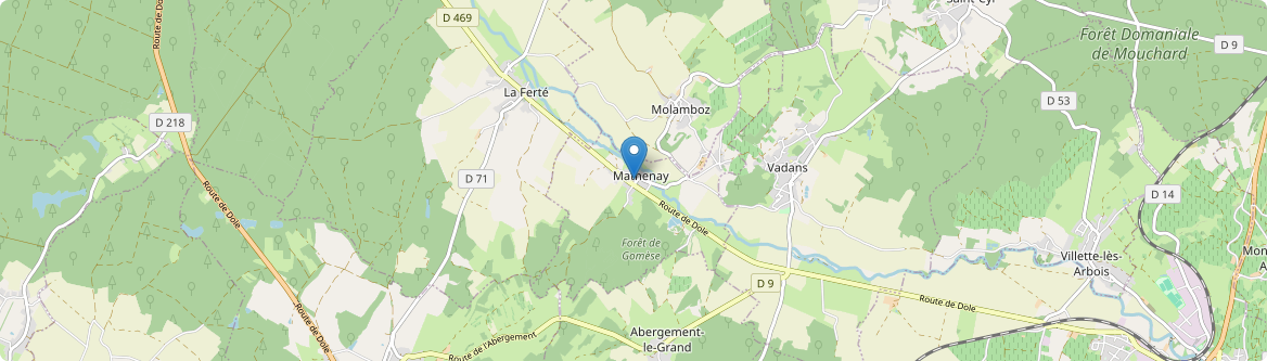 Mathenay - Carte