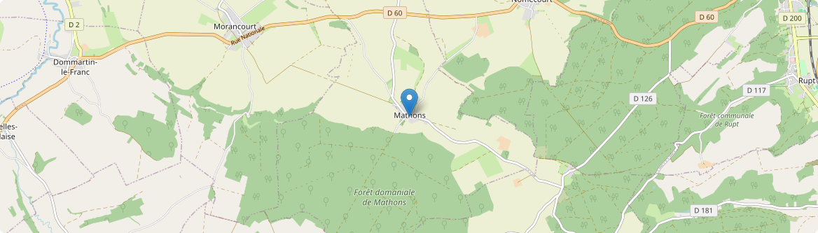 Mathons - Carte