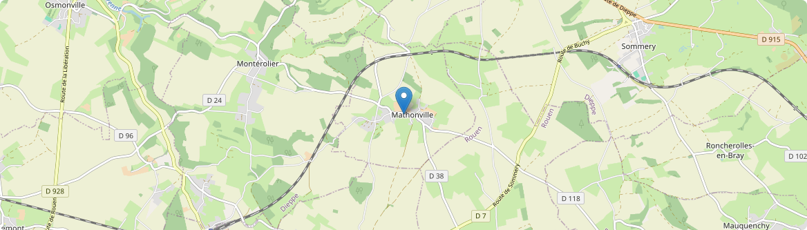Mathonville - Carte