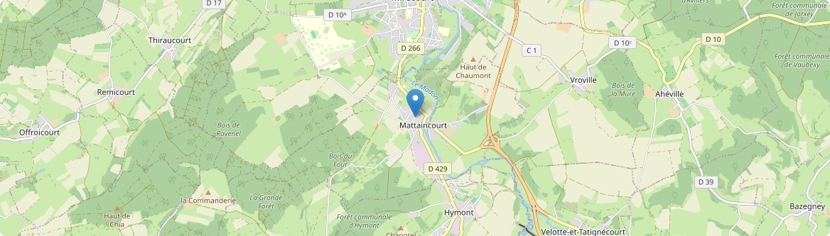 Mattaincourt - Carte