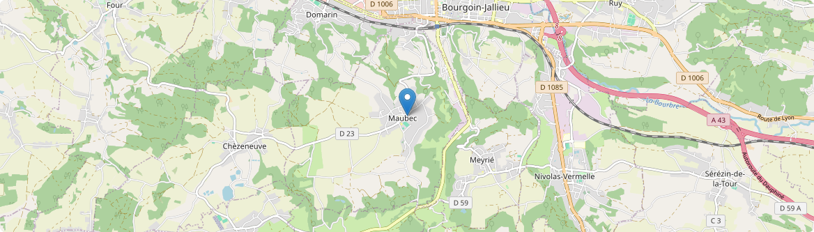 Maubec - Carte