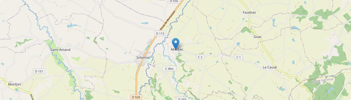 Maubec - Carte