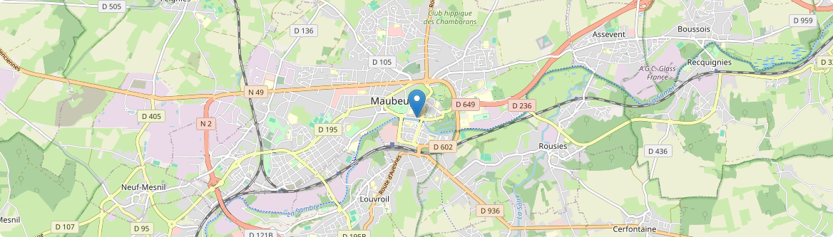 Maubeuge - Carte