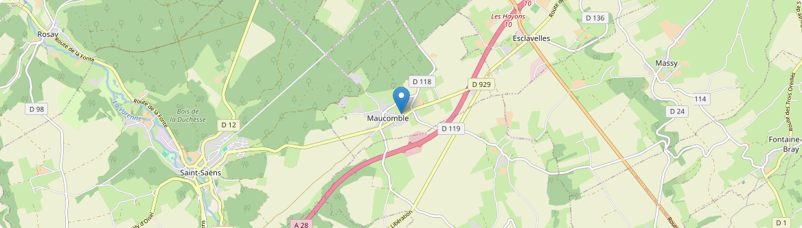 Maucomble - Carte