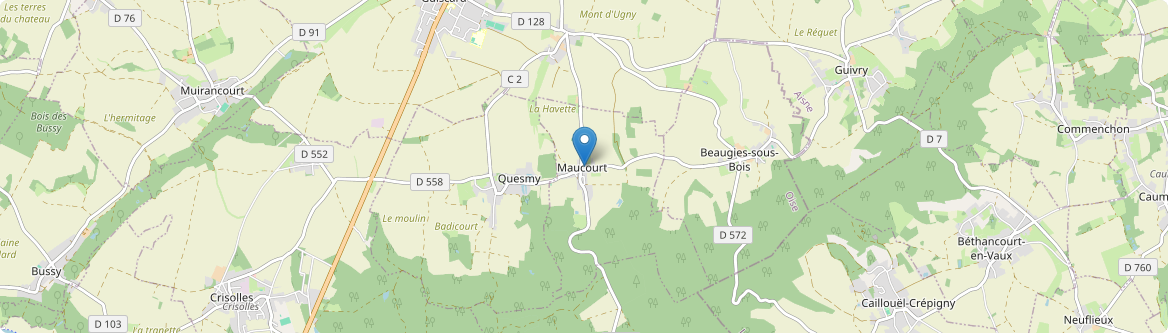 Maucourt - Carte
