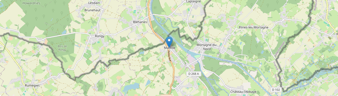 Maulde - Carte
