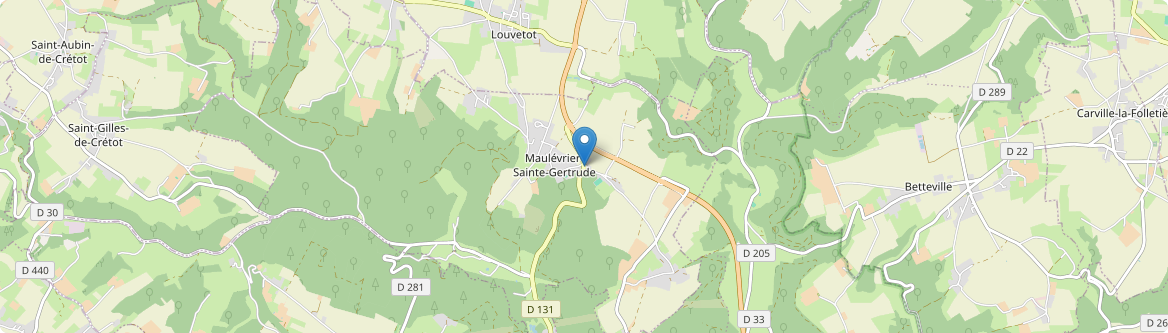 Maulévrier-Sainte-Gertrude - Carte