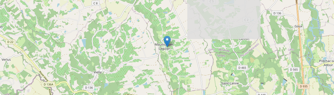 Maumusson-Laguian - Carte