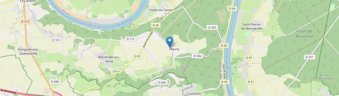 Mauny - Carte