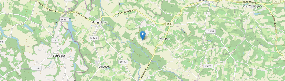 Maupas - Carte