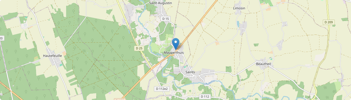 Mauperthuis - Carte