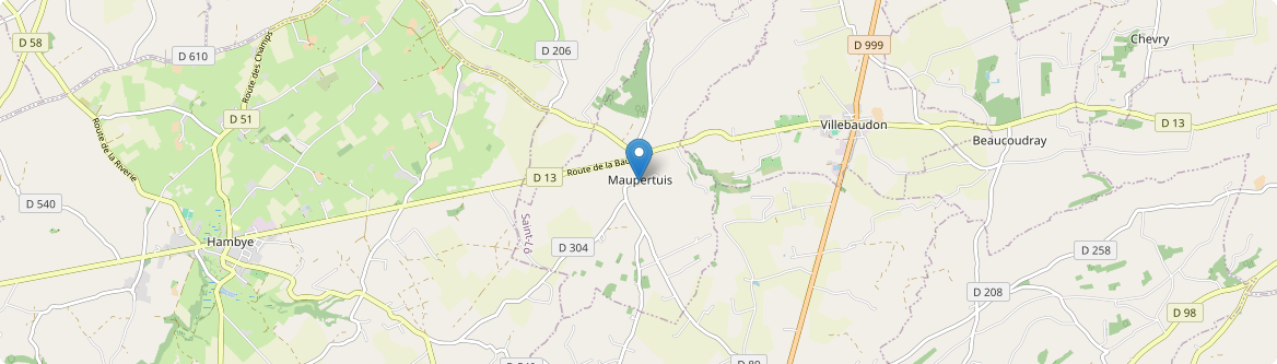 Maupertuis - Carte