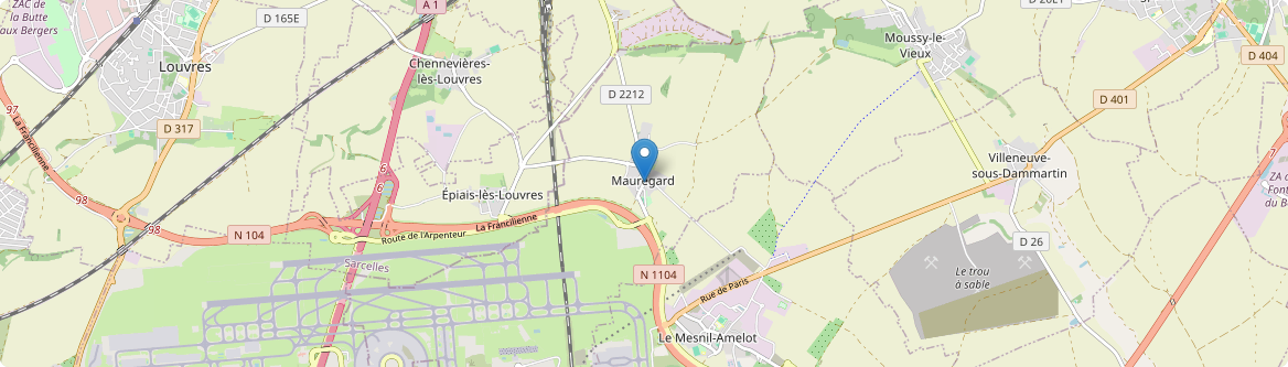 Mauregard - Carte