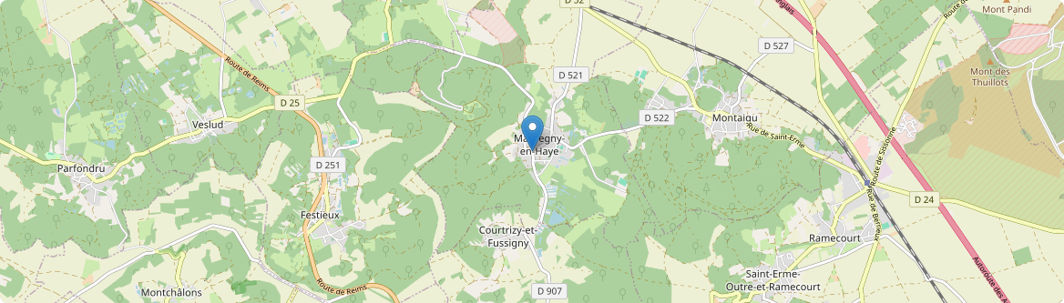 Mauregny-en-Haye - Carte