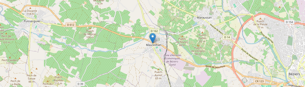 Maureilhan - Carte