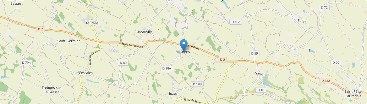 Maurens - Carte