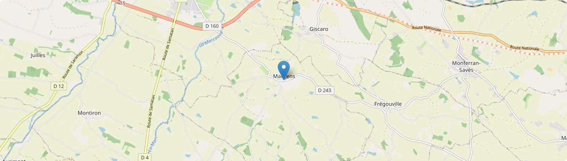Maurens - Carte