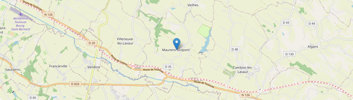 Maurens-Scopont - Carte