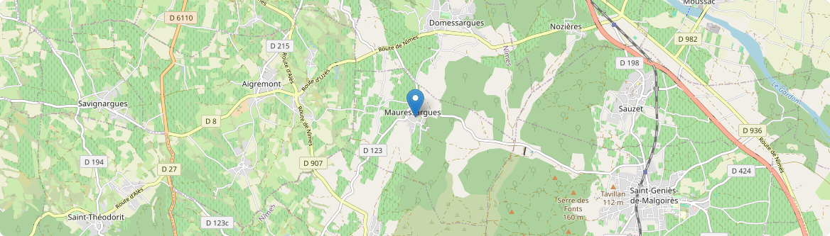 Mauressargues - Carte